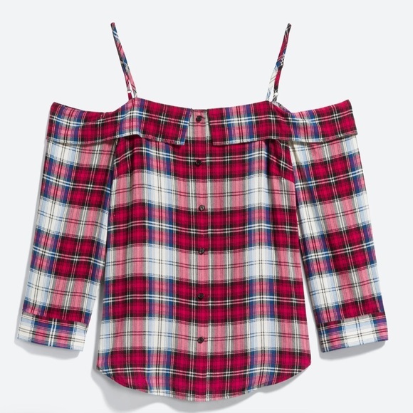 Stitch Fix Mixed Threads Kamala Cold Shoulder Top - Picture 1 of 1